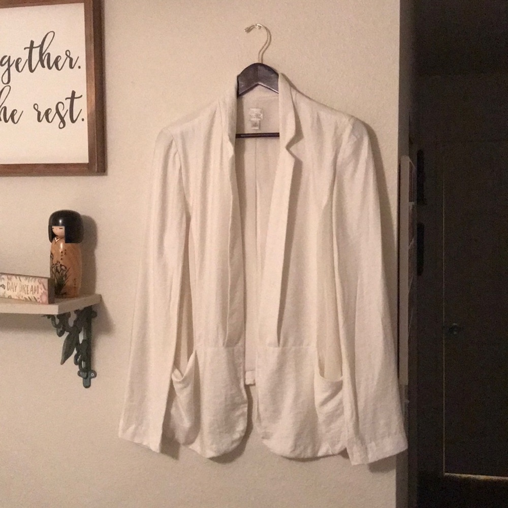 Lauren Conrad White Blazer